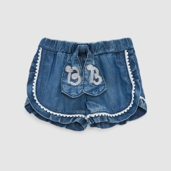 صورة Blue Shorts For Baby Girl - 22SS0LT7101