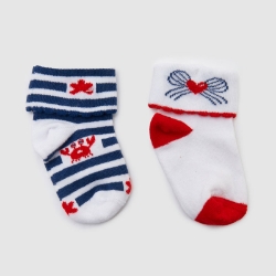 Picture of Patterned Socks For Kids (Pack of 2) - 22SS0LT7035