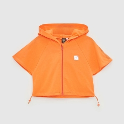 Picture of Orange Tracksuit With Hood For Girls - 22SS0TJ4416