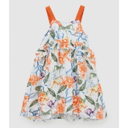 Picture of Patterned Flower Dress For Girls - 22SS0TJ4922