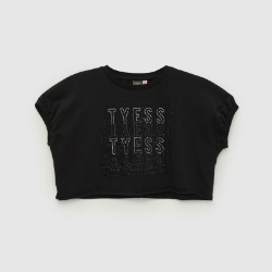 صورة Black Tyess T-Shirt For Girls - 22SS0TJ4513