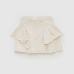 صورة Ecru Skirt For Girls - 22SS0TJ4304